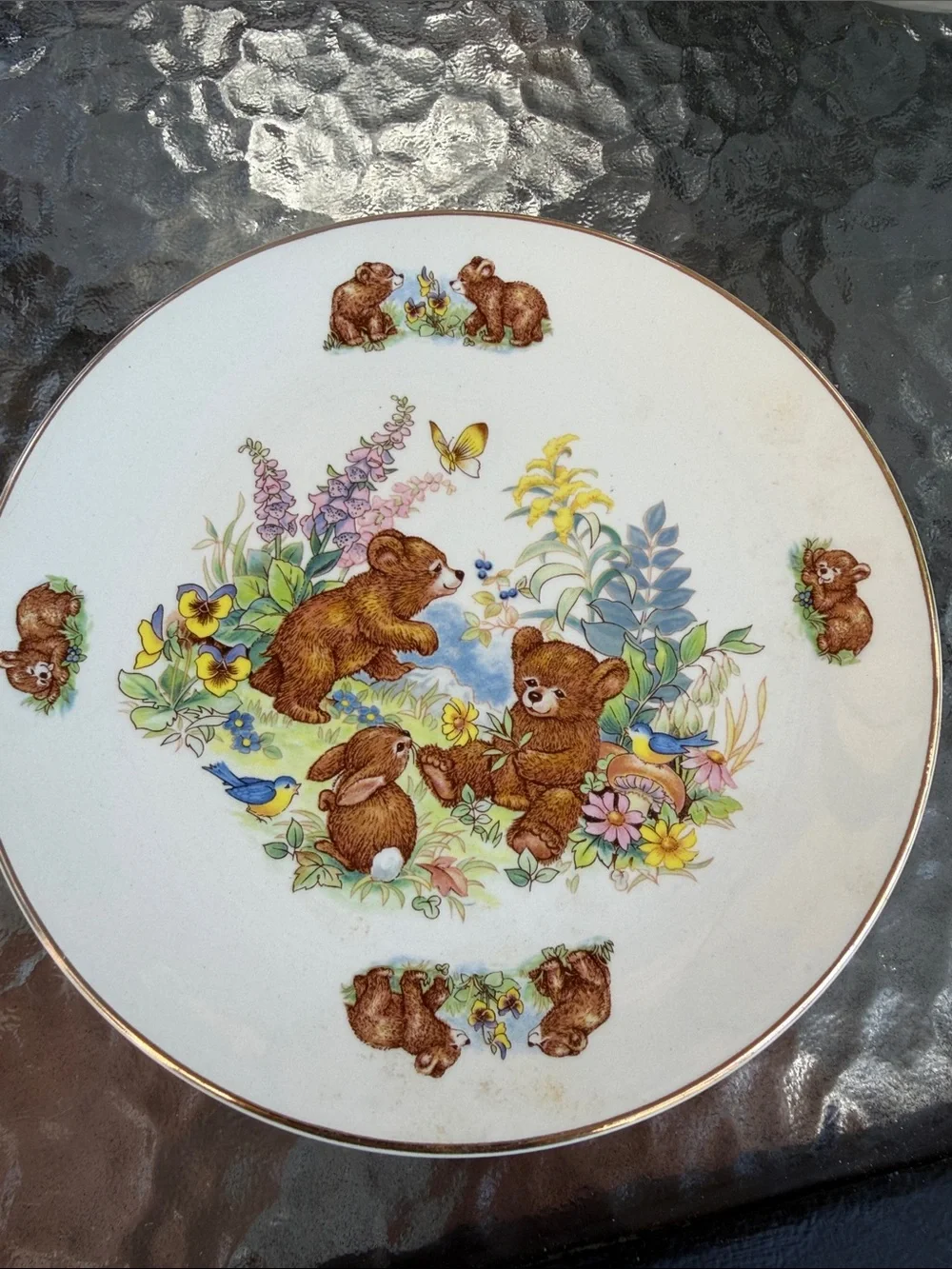 Royal Dalton James Kent Staffordshire England “Honey Bears” 3piece children’s